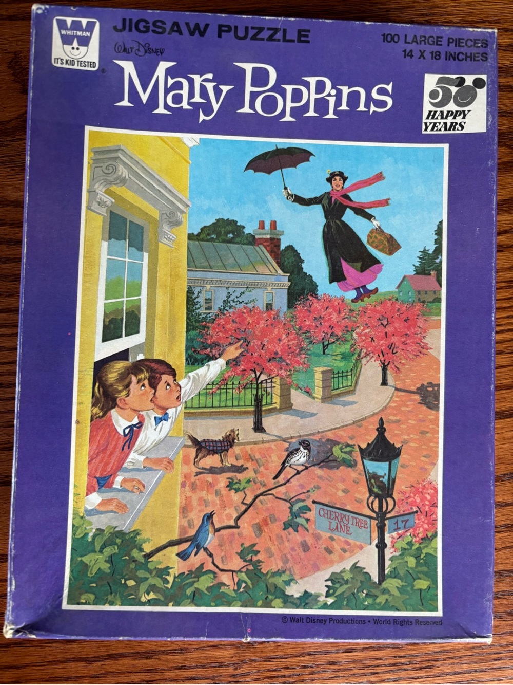 Vintage Complete Mary Poppins Jigsaw Puzzle Whitman Rare 1970’s Hard To Find HTF
